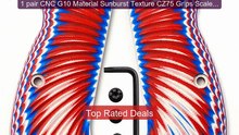 1 pair CNC G10 Material Sunburst Texture CZ75 Grips Scales ... -- Top Pick 2026 | Unbeatable Price!
