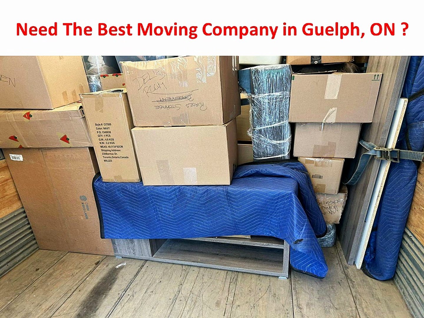 ⁣Get Movers : #1 Moving Company in Guelph, ON | N1H 4E4