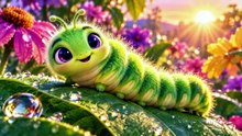 The Fuzzy Little Caterpillar Becomes a Butterfly | Kids Song
