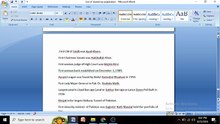 General knowledge for Karachi university aptitude test 3