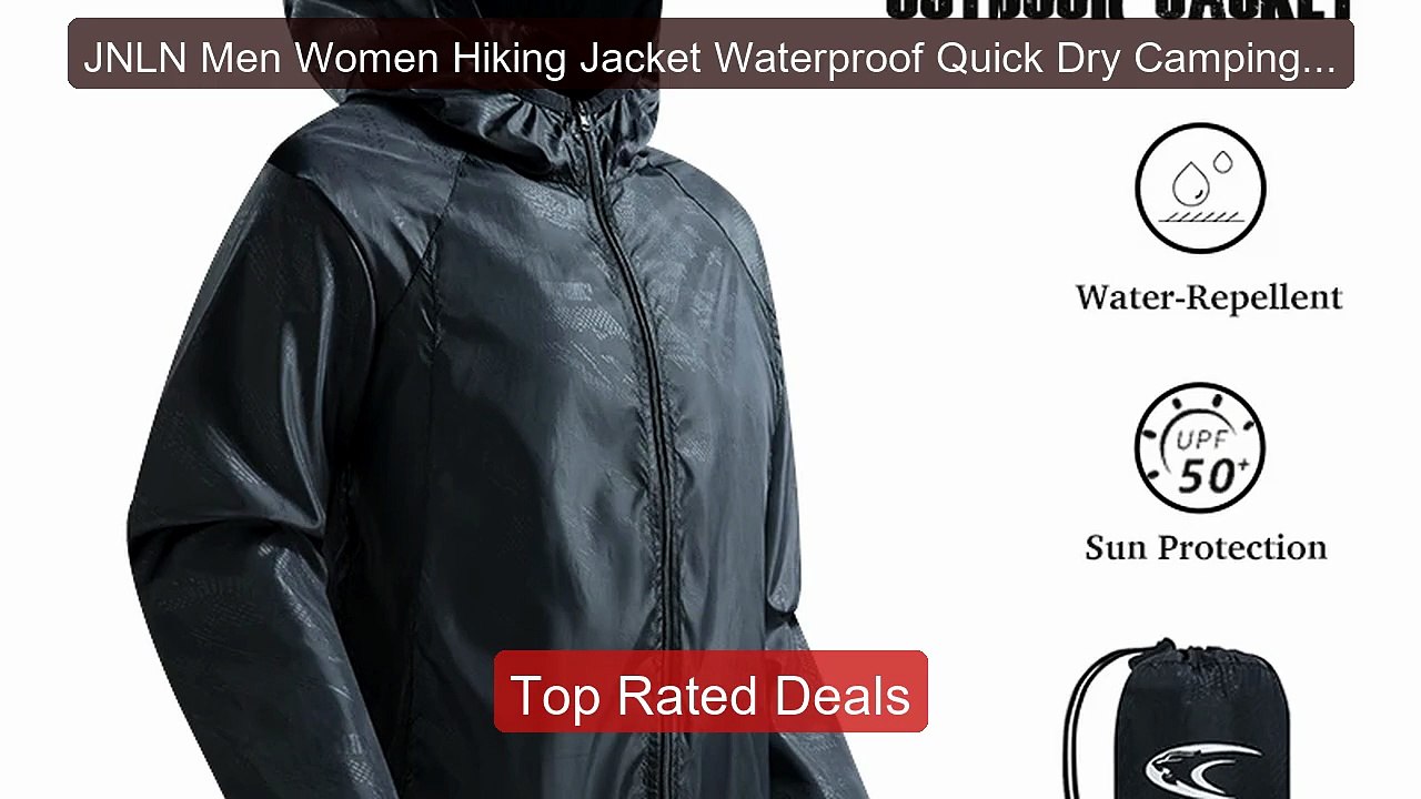 JNLN Men Women Hiking Jacket Waterproof Quick Dry Camping Hunt... -- Best Buy 2026 | Great Quality!