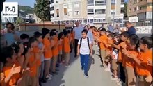 Lösemiyi yenen öğrenci, okuluna ve arkadaşlarına kavuştu