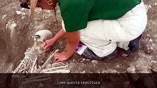 Ritrovati resti medievali di una mamma con il bimbo nel Foggiano