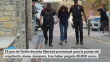La mujer investigada por el presunto homicidio del arquitecto, Josep Juanpere, en libertad provisional