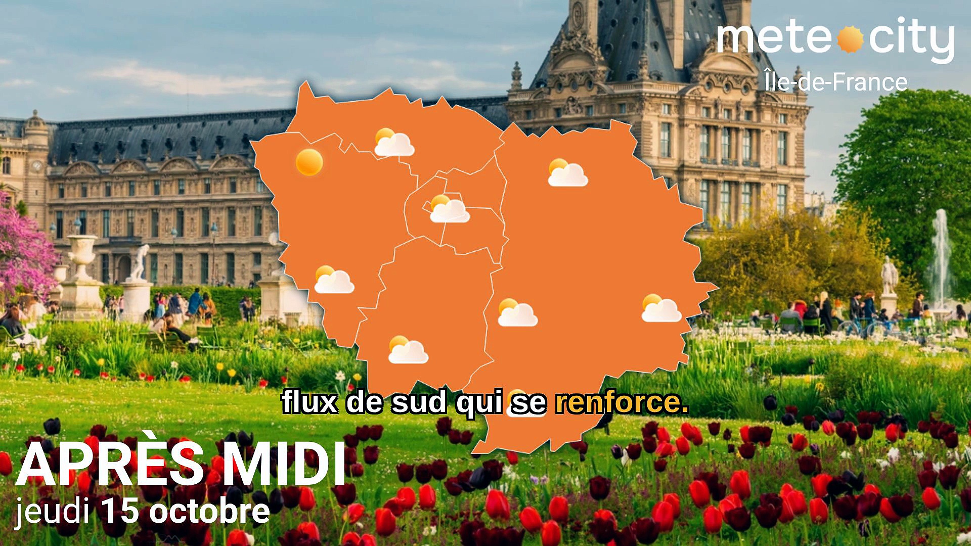 Bulletin météo Île-de-France du jeudi 15 octobre 2026