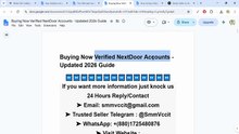 10 Best Places to Buy! NextDoor Account: Complete Safety Checklist