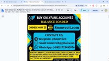 17 Sites to Buy! OnlyFans Account With Balance: A Practical Guide