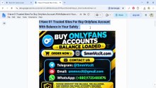 Buy! OnlyFans Account With Balance – Safe Purchase Guide