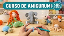 Amigurumis y más cursos de crochet en el Clube do Crochê ¡Únete hoy mismo!