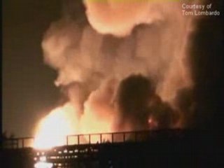 August 10 fire after the propane explosion in Toronto.