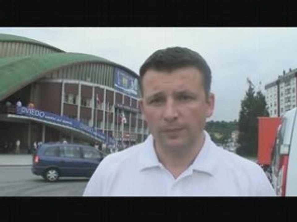 RINK HOCKEY - CHAMPIONNAT D'EUROPE 2008 : Interview F.SAVREUX - France / Italie