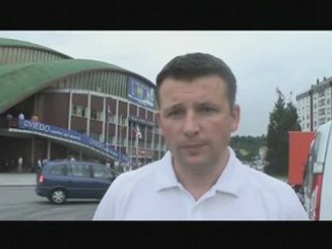 RINK HOCKEY - CHAMPIONNAT D'EUROPE 2008 : Interview F.SAVREUX - France / Italie