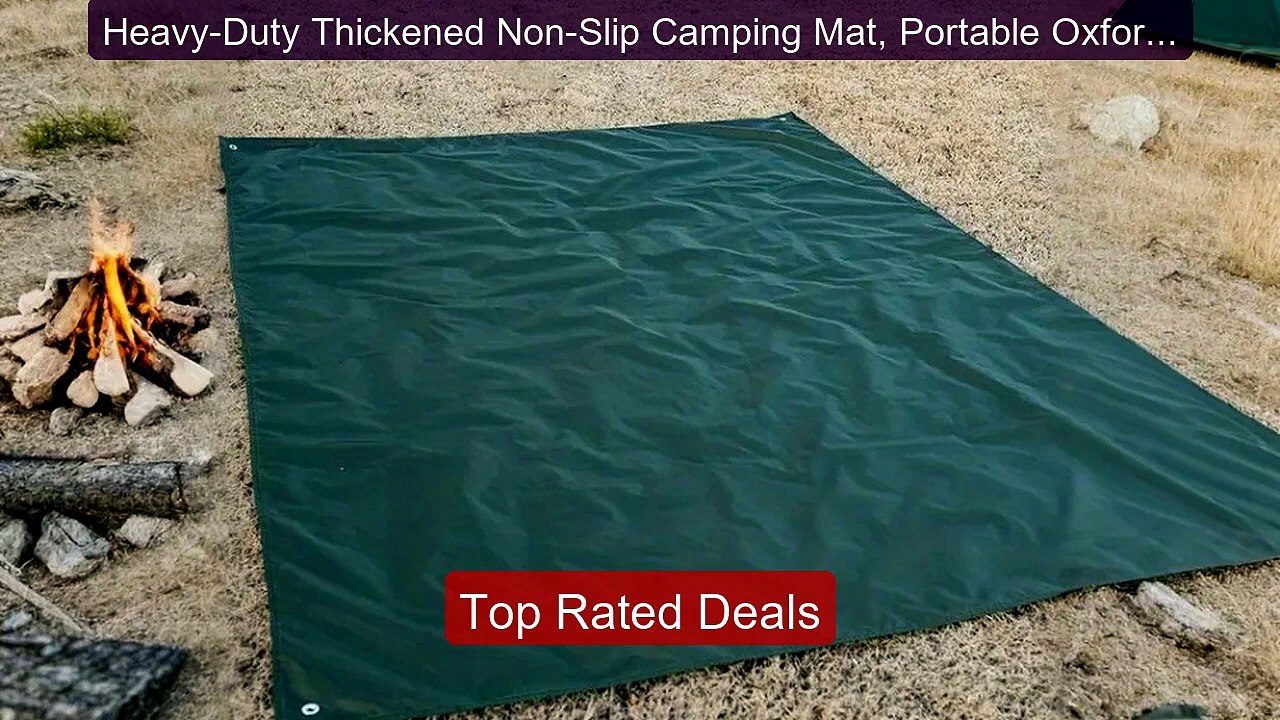 Heavy-Duty Thickened Non-Slip Camping Mat, Portable Oxford Hig... -- Hot Deal 2026 | Limited Offer!