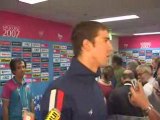 Michael Phelps Wins First Olympics Gold Interview 2007