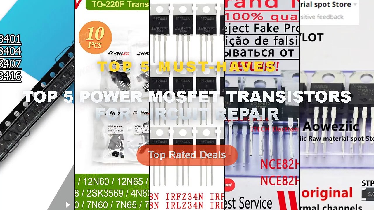 Don't Buy Top 5 Power MOSFET Transistors For Circuit Repair Before ...