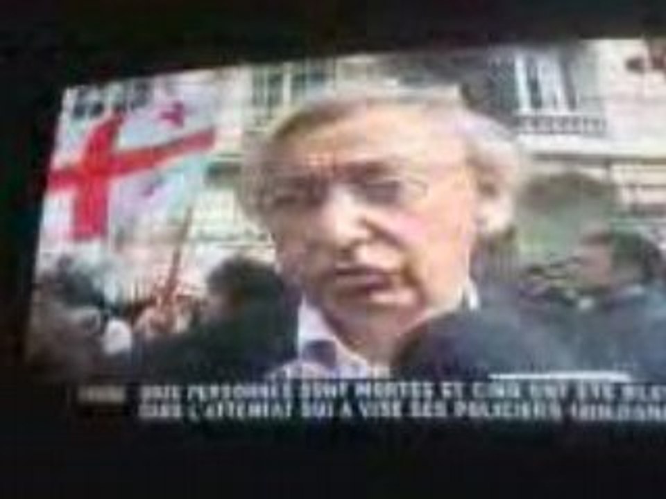 la manifestations des georgiens