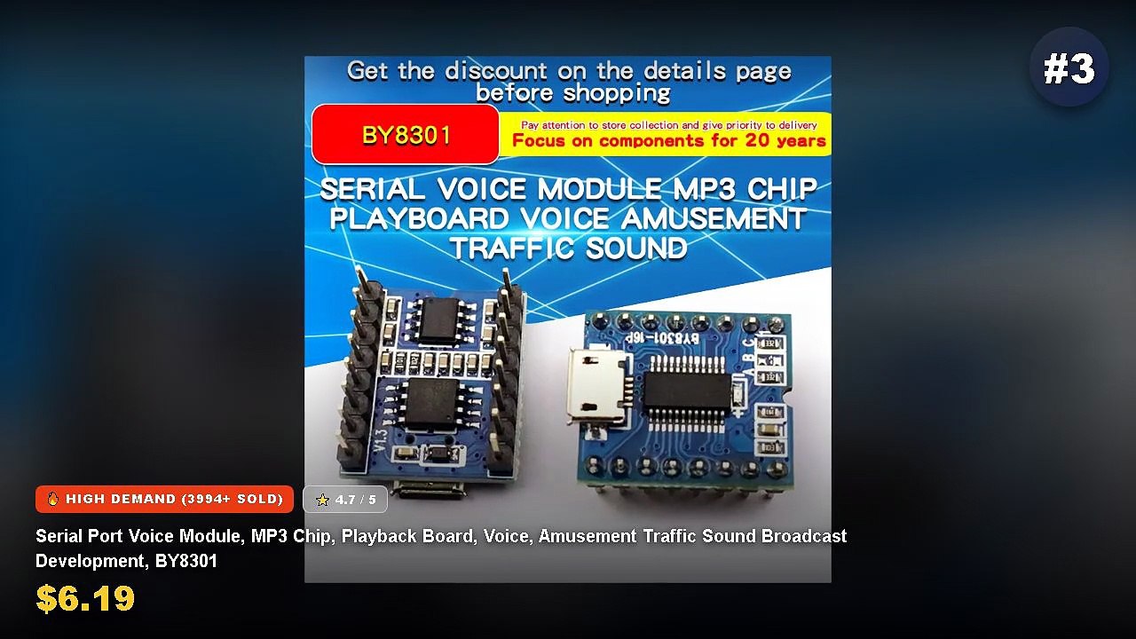 Don't Buy Top 5 MP3 Audio Voice Modules For Projects Before Watching ...
