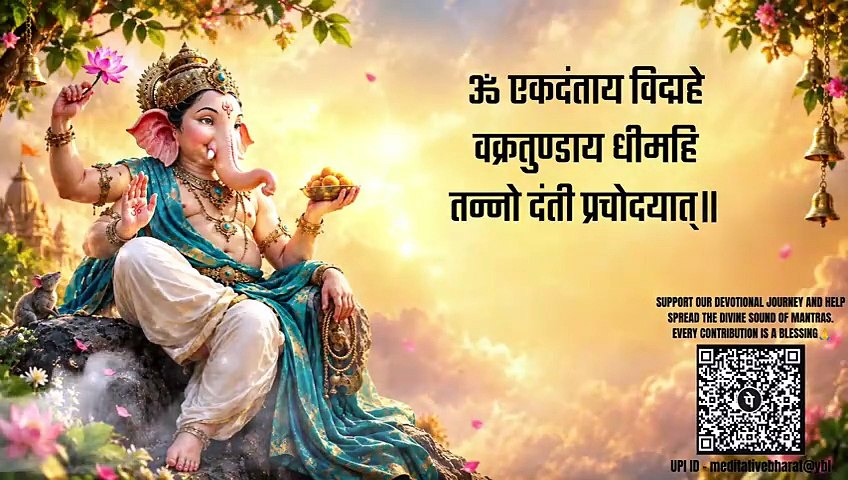 POWERFUL WEALTH MANTRA | Shri Ganesh Gayatri Mantra | 108 Times | श्री गणेश गायत्री मंत्र | MindSpark