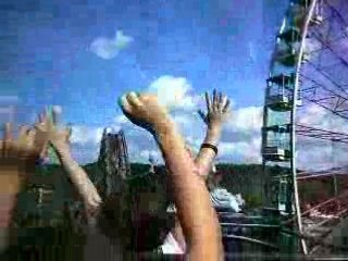 walibi loup garou celine wendy bob et francky manege de fou