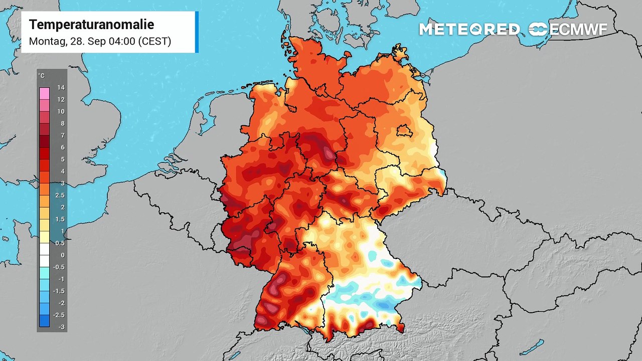 Deutschland "glüht" - es ist deutlich zu warm für die aktuelle Jahreszeit!
