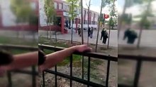 Yine bir eli silahlı öğrenci paniği! Okula pompalı tüfekle gelen kız öğrenci ortalığı karıştırdı