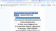 Buy! An Onlyfans Accounts With $800 Balance – Updated 2026 Buyer Guide