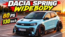 2027 Dacia Spring Widebody: Motorsport-Look trifft auf nur 80 PS