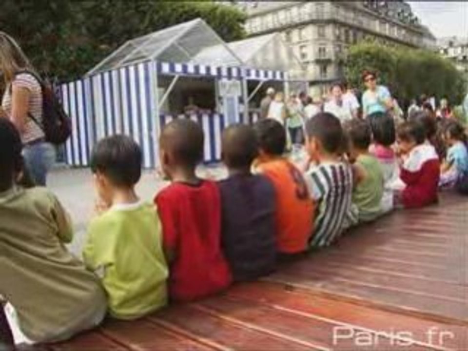 Paris Plages sur le parvis…