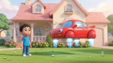 🚗✨ अली की जादुई उड़ने वाली कार ☁️🌈