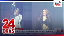 Alden Richards, Michelle Dee at Max Collins, nagpa-wow sa isang fashion show | 24 Oras