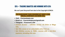 Courses4sale.com — OFA – TRADING SMARTER AND WINNING WITH OFA