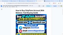 Top 7.7 Sites for Buy`! OnlyFans Account With Balance in 2027