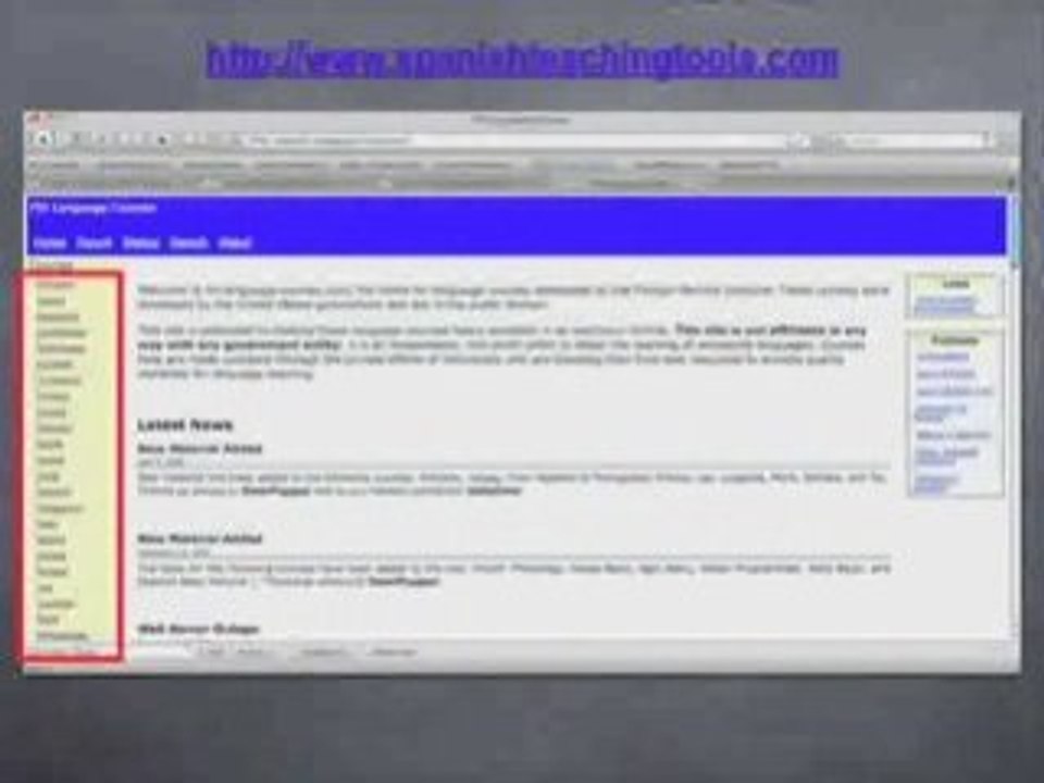 Spanish Lessons For Free From FSI & SpanishTeachingTools.com