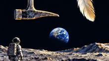 Hammer or Feather: Which Hits the Moon First?