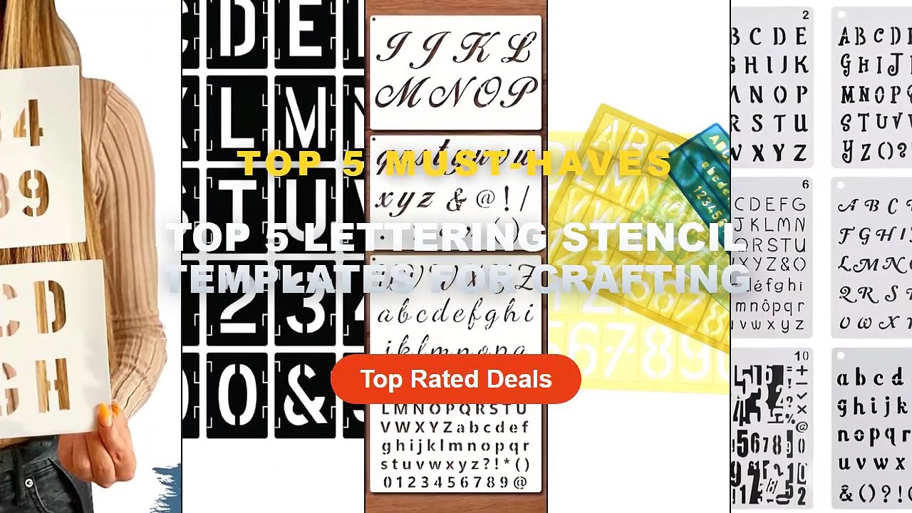 Don't Buy Top 5 Lettering Stencil Templates For Crafting Before ...