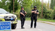 Police cordon remains near RAF Fairfield
