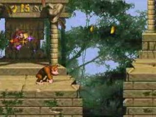 Donkey Kong Country : exemple d'un niveau