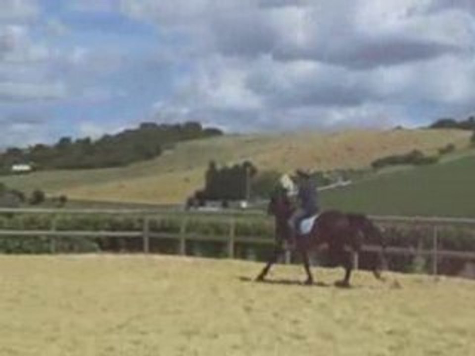 Galop à gauche