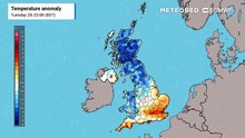 A very warm day across south eastern areas