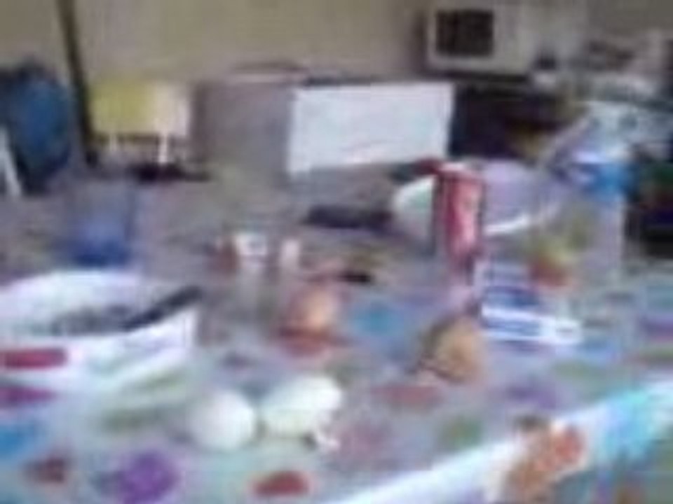 Comment vidé un oeuf dur.