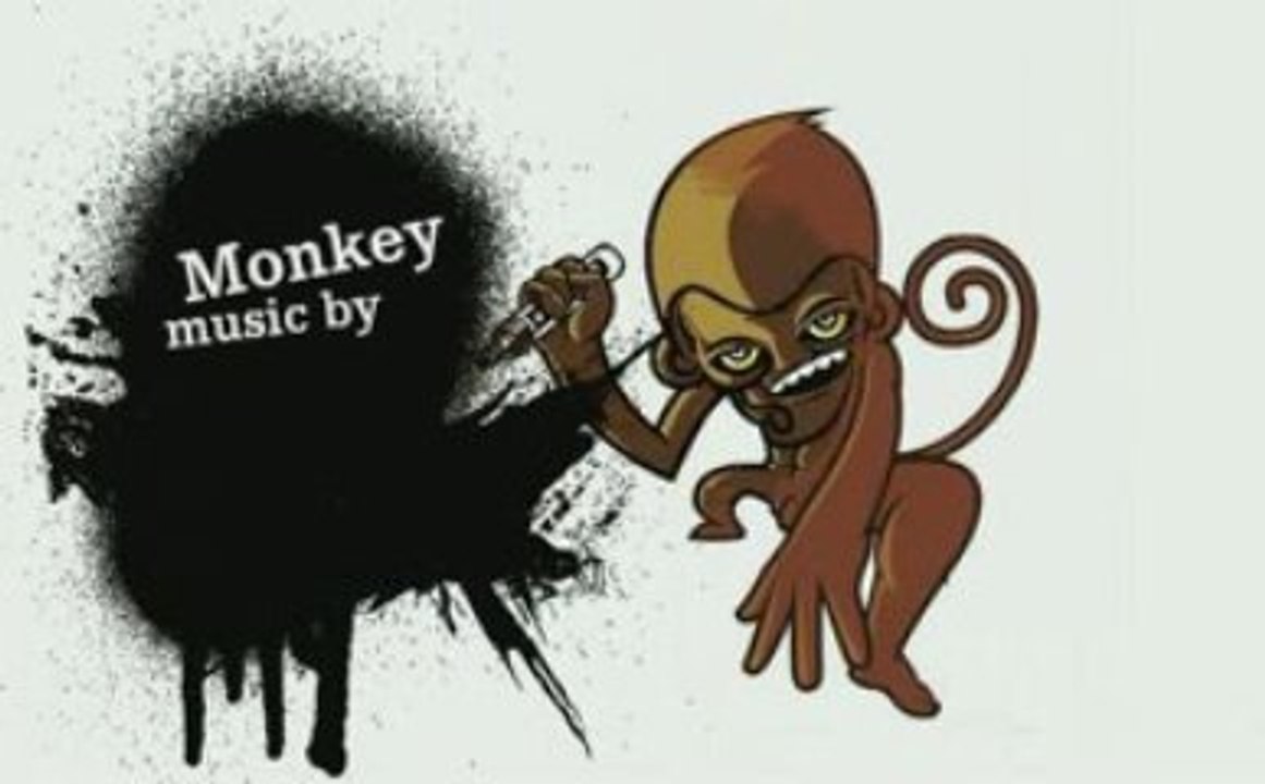 The Monkey - Dessin rapide sur Illustrator