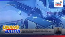 Batang lalaking angkas sa motorsiklo, patay matapos mabangga at magulungan ng closed van; kaniyang amain, sugatan | Unang Balita