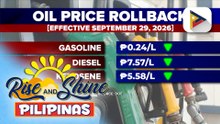 Malakihang bawas-presyo sa mga produktong petrolyo, epektibo na
