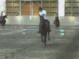 Emilie et major au saut