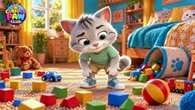 Clean Up Song for Kids 🧸 Louie and the Messy Toys | Fun Tidy-Up Song