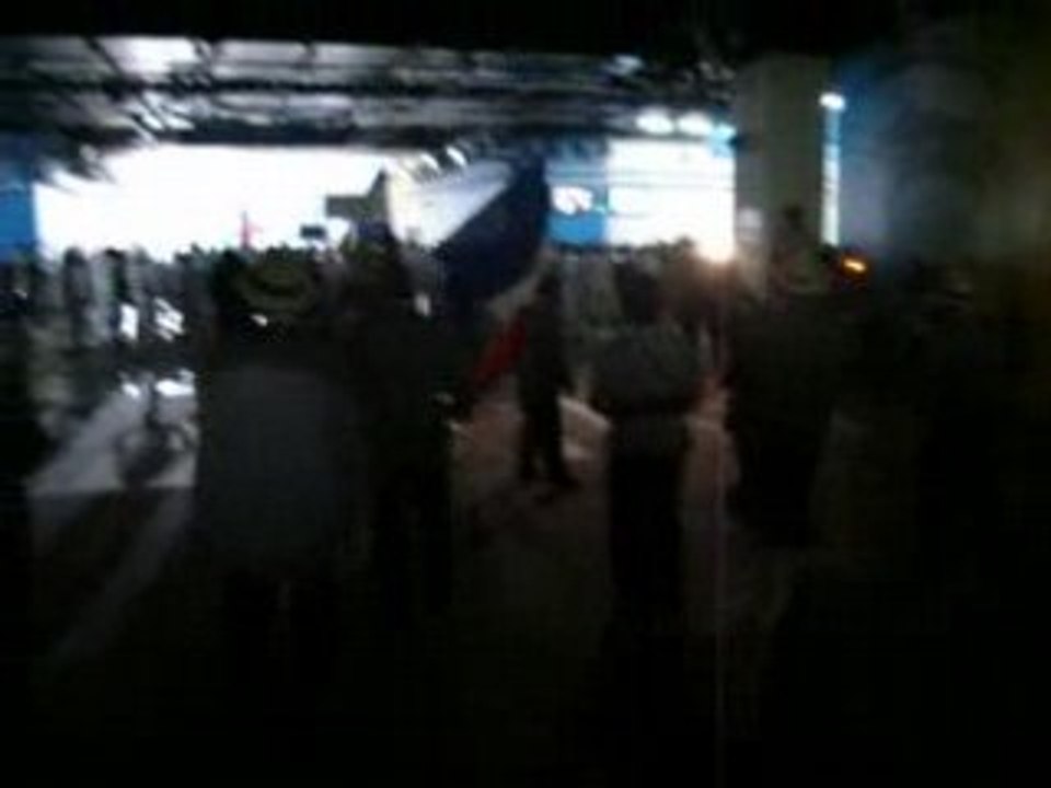 La Marseillaise avec la déléguation