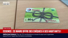 Carburant: ce maire offre des chèques à ses habitants
