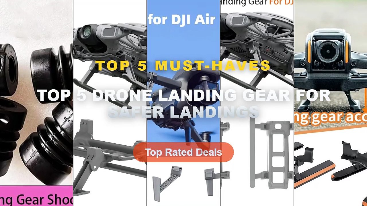 Don't Buy Top 5 Drone Landing Gear For Safer Landings Before Watching This! - Chassis Accessories for DJI Avata 2 Height...