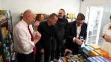 Burnham, Rayner and Healey visit homelessness charity