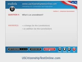 Citizenship Interview Test Questions Practice Software